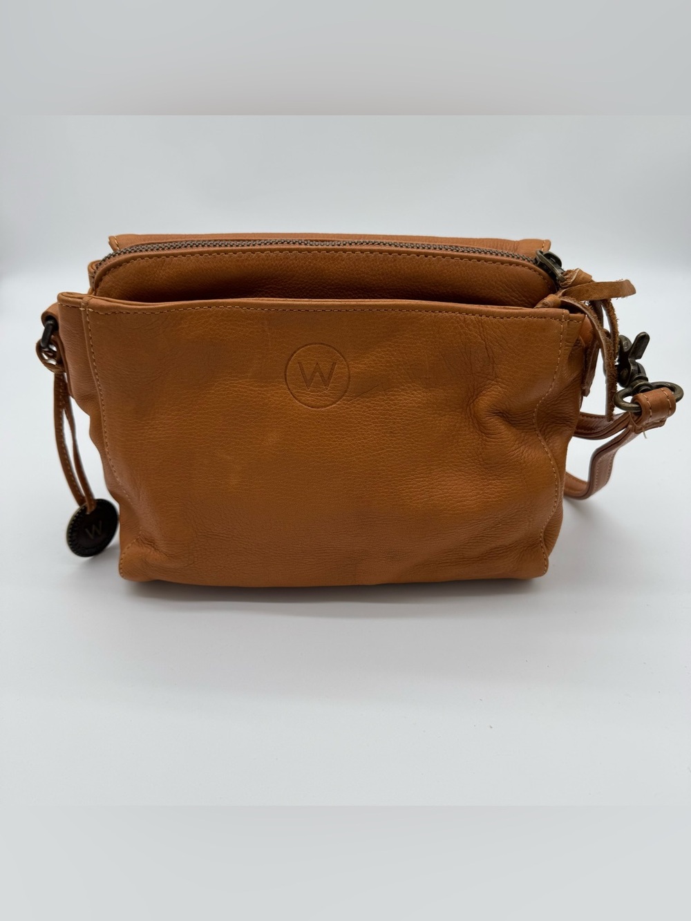 Wanderers Travel Co The Trieste crossbody Leather Bag W/Coin Purse